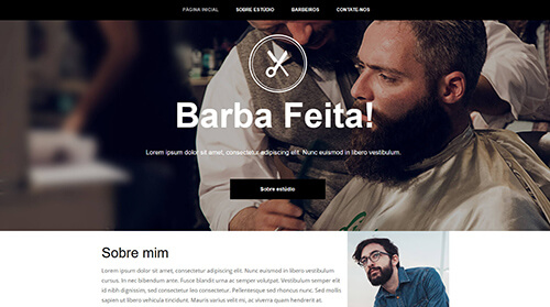 Criador de Sites Hotel da WEB: modelo 03