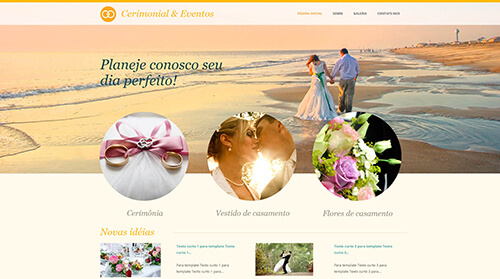 Criador de Sites Hotel da WEB: modelo 06