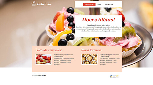 Criador de Sites Hotel da WEB: modelo 07